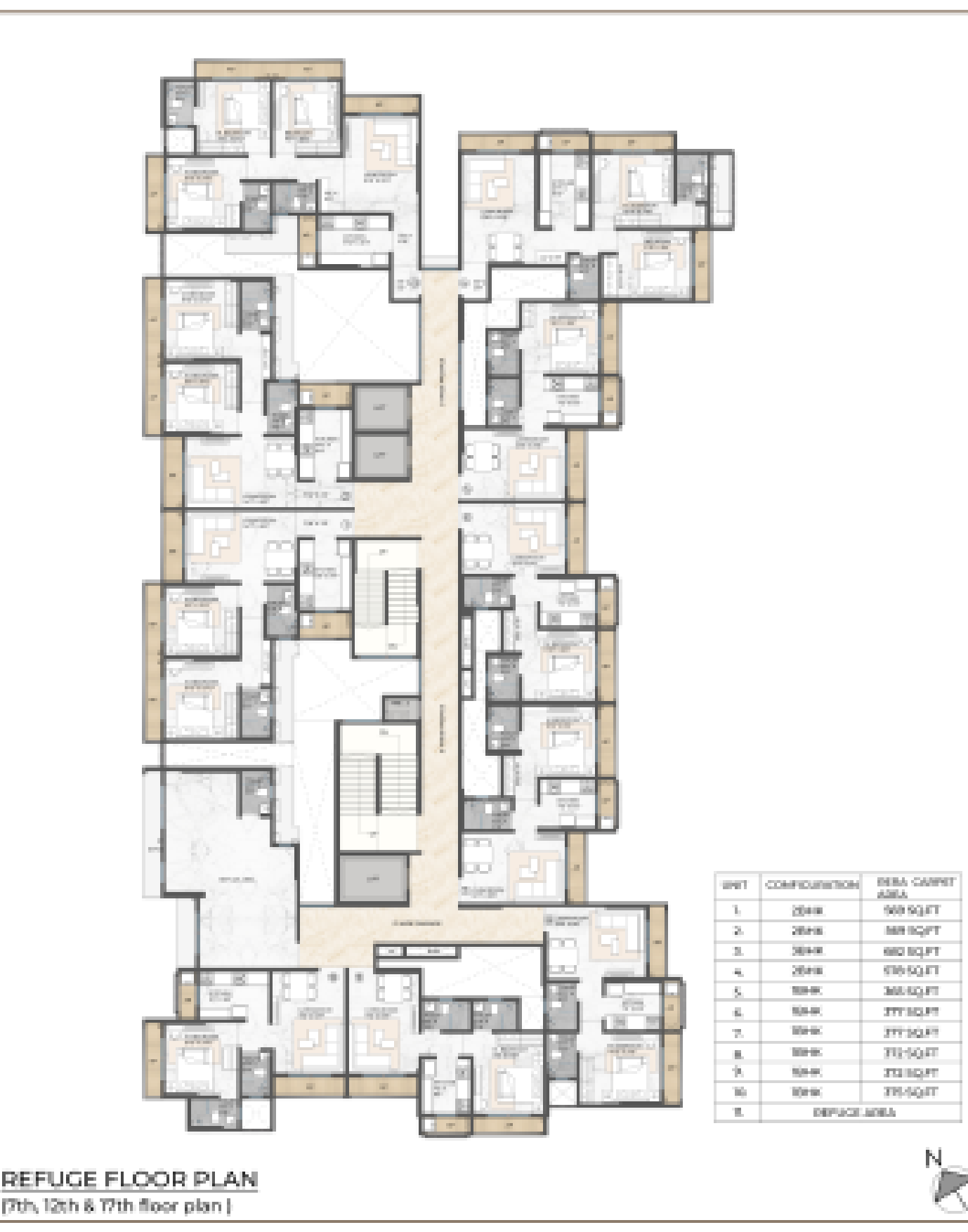 Refuge floor Layout